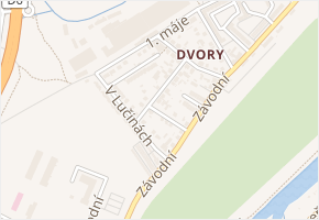 V. Meerwalda v obci Karlovy Vary - mapa ulice