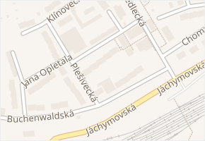 Vodárenská v obci Karlovy Vary - mapa ulice