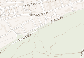 Vrázova v obci Karlovy Vary - mapa ulice