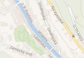 Vřídelní v obci Karlovy Vary - mapa ulice