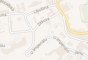Zítkova v obci Karlovy Vary - mapa ulice