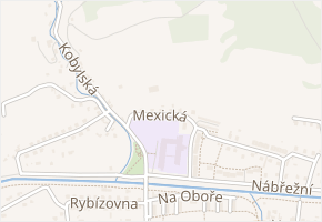 Kobylská v obci Karolinka - mapa ulice