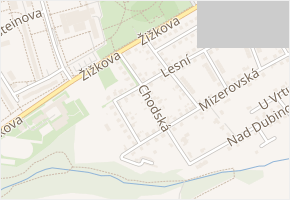 Chodská v obci Karviná - mapa ulice