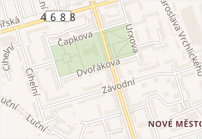 Dvořákova v obci Karviná - mapa ulice