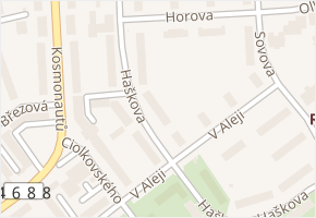 Haškova v obci Karviná - mapa ulice