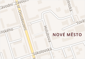 Holubova v obci Karviná - mapa ulice