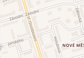 Janského v obci Karviná - mapa ulice