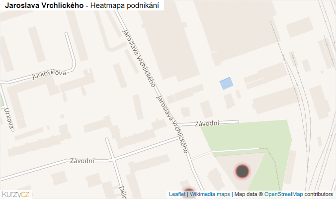 Mapa Jaroslava Vrchlického - Firmy v ulici.
