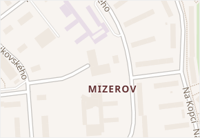 Majakovského v obci Karviná - mapa ulice