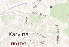 Markova v obci Karviná - mapa ulice