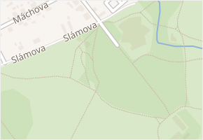 park Boženy Němcové v obci Karviná - mapa ulice