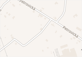 Petrovická v obci Karviná - mapa ulice