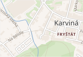 Pivovarská v obci Karviná - mapa ulice