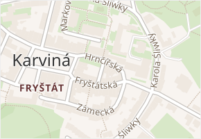 Příčná v obci Karviná - mapa ulice