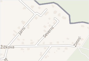 Severní v obci Karviná - mapa ulice