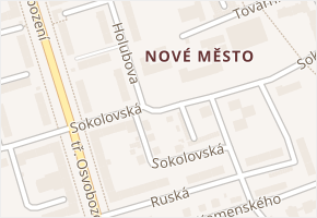 Sokolovská v obci Karviná - mapa ulice