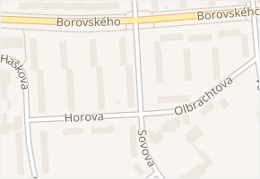 Sovova v obci Karviná - mapa ulice