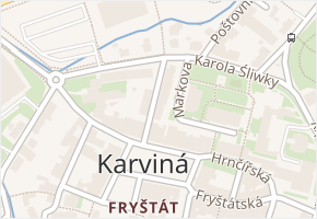 Svatováclavská v obci Karviná - mapa ulice