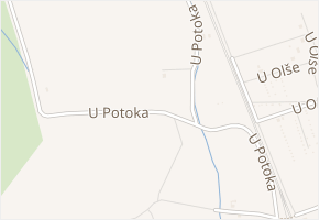 U Potoka v obci Karviná - mapa ulice