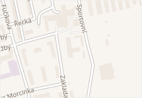 Zakladatelská v obci Karviná - mapa ulice