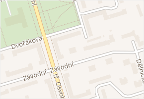 Závodní v obci Karviná - mapa ulice