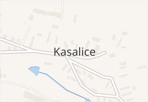 Kasalice v obci Kasalice - mapa části obce