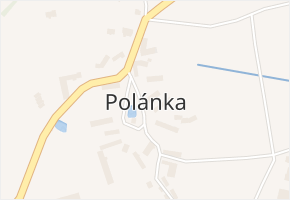 Polánka v obci Kasejovice - mapa části obce