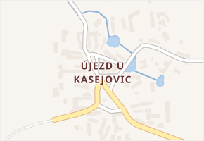 Újezd u Kasejovic v obci Kasejovice - mapa části obce