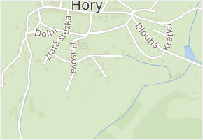 Okružní v obci Kašperské Hory - mapa ulice
