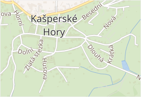 Šumavská v obci Kašperské Hory - mapa ulice