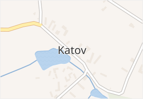 Katov v obci Katov - mapa části obce