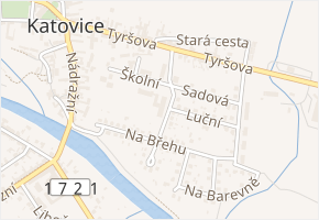 Kolářova v obci Katovice - mapa ulice