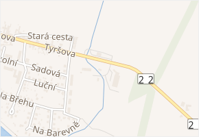 Kosmetická v obci Katovice - mapa ulice