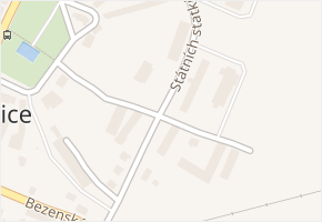 Státních statků v obci Katusice - mapa ulice