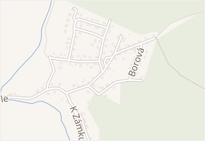 K Doubravě v obci Kaznějov - mapa ulice
