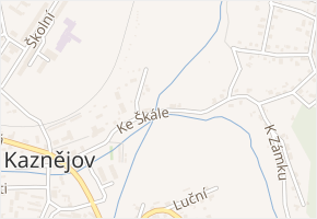 Ke Škále v obci Kaznějov - mapa ulice