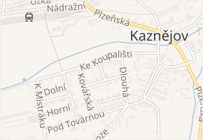 Krátká v obci Kaznějov - mapa ulice