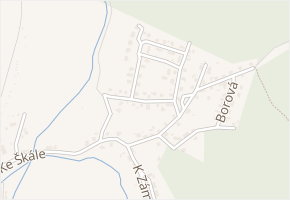 Pod Kolibou v obci Kaznějov - mapa ulice