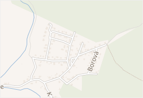 Pod Puchýřem v obci Kaznějov - mapa ulice