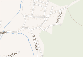 Pod Vrchem v obci Kaznějov - mapa ulice