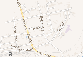 Rybnická v obci Kaznějov - mapa ulice