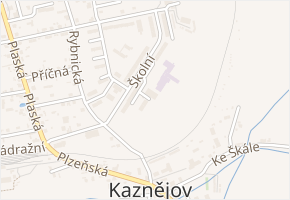 Slepá v obci Kaznějov - mapa ulice