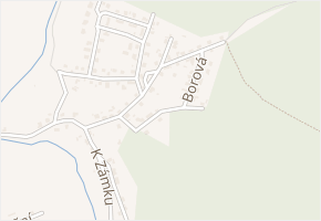 U Studánek v obci Kaznějov - mapa ulice