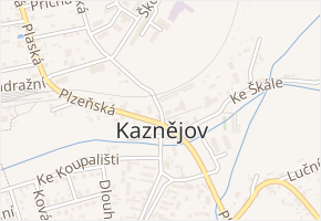 U Viaduktu v obci Kaznějov - mapa ulice