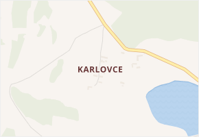 Karlovce v obci Kejnice - mapa části obce