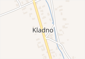 Kladno v obci Kladno - mapa části obce