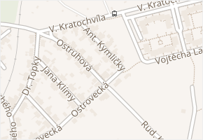 Ant. Kymličky v obci Kladno - mapa ulice