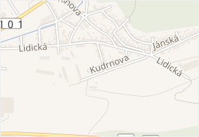 Anýžova v obci Kladno - mapa ulice