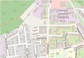 Benediktínská v obci Kladno - mapa ulice