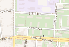 Brjanská v obci Kladno - mapa ulice